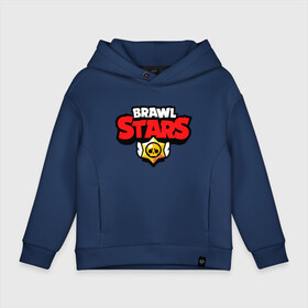 Детское худи Oversize хлопок с принтом BRAWL STARS в Кировске, френч-терри — 70% хлопок, 30% полиэстер. Мягкий теплый начес внутри —100% хлопок | боковые карманы, эластичные манжеты и нижняя кромка, капюшон на магнитной кнопке | Тематика изображения на принте: brawl stars | brawl stars сервер | браво старс | игра brawl stars | персонажи brawl stars.