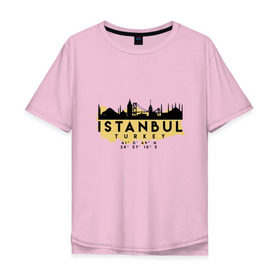 Мужская футболка хлопок Oversize с принтом Стамбул - Турция в Кировске, 100% хлопок | свободный крой, круглый ворот, “спинка” длиннее передней части | adventure | city | travel | turkey | world | город | государство | европа | жизнь | карта | культура | люди | мир | народ | памятни | партиот | планета | приключение | путешествие | спорт | ссср | стамбул | столица | страна