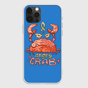 Чехол для iPhone 12 Pro Max с принтом Hungry crab в Кировске, Силикон |  | angry | crab | gloomy | hungry | ocean | red | sea | sign | stars | water | вода | голодный | графика | детский | звезды | злой | знак | иллюстрация | картинка | краб | красный | мода | море | морские | надпись | океан | рисунок | рыба