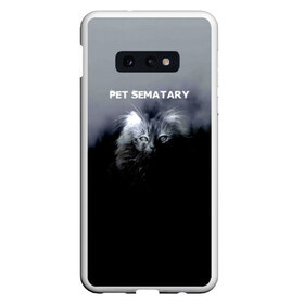 Чехол для Samsung S10E с принтом Pet Sematary в Кировске, Силикон | Область печати: задняя сторона чехла, без боковых панелей | Тематика изображения на принте: louis creed | pet cemetery | pet sematary | stephen king | кладбище домашних животных | луис крид | стивен кинг | ужастик