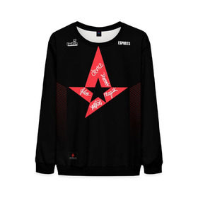 Мужской свитшот 3D с принтом Astralis (Jersey 2019) в Кировске, 100% полиэстер с мягким внутренним слоем | круглый вырез горловины, мягкая резинка на манжетах и поясе, свободная посадка по фигуре | 0x000000123 | 2019 | astralis | csgo | yersey | автограф | асталис | ксго