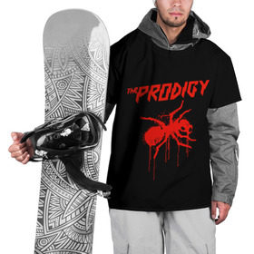 Накидка на куртку 3D с принтом The Prodigy в Кировске, 100% полиэстер |  | Тематика изображения на принте: 90 е | the prodigy | кит флинт | музыка | муравей | панк | рок | техно | электро