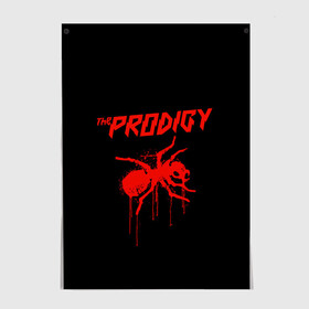 Постер с принтом The Prodigy в Кировске, 100% бумага
 | бумага, плотность 150 мг. Матовая, но за счет высокого коэффициента гладкости имеет небольшой блеск и дает на свету блики, но в отличии от глянцевой бумаги не покрыта лаком | 90 е | the prodigy | кит флинт | музыка | муравей | панк | рок | техно | электро