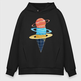 Мужское худи Oversize хлопок с принтом Space Ice Cream в Кировске, френч-терри — 70% хлопок, 30% полиэстер. Мягкий теплый начес внутри —100% хлопок | боковые карманы, эластичные манжеты и нижняя кромка, капюшон на магнитной кнопке | earth | express | futurama | galaxy | ice cream | moon | nasa | planet | space | star | world | астронавт | вселенная | гагарин | галактика | еда | звезда | звезды | земля | космонавт | космос | луна | мир | мороженое | н | наса | небо | планета