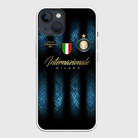 Чехол для iPhone 13 с принтом Интер в Кировске,  |  | biscione | football club internazionale milano | inter | interista | internazionale | nerazzurri | змеи | интер | интер милан | интериста | интернационале | италия | серия а | форма | футбол | футболист | футбольная | футбольный клуб