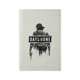 Обложка для паспорта матовая кожа с принтом Days Gone Poster в Кировске, натуральная матовая кожа | размер 19,3 х 13,7 см; прозрачные пластиковые крепления | 2019 | days gone | game | poster | ps4 | zombie | жизнь после | зомби | игра