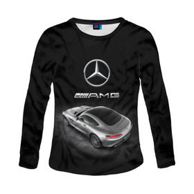 Женский лонгслив 3D с принтом Mercedes V8 Biturbo AMG в Кировске, 100% полиэстер | длинные рукава, круглый вырез горловины, полуприлегающий силуэт | amg | cool | design | mercedes | mercedes benz | motorsport | power | prestige | race | silver | sport car | status | автоспорт | гонка | дизайн | круто | мерседес | мощь | престиж | серебряный | спорткар | статус