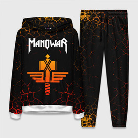 Женский костюм 3D (с толстовкой) с принтом MANOWAR в Кировске,  |  | manowar | manowar 2019 | manowar warriors | manowar world | группа manowar | концерт manowar. | мановар