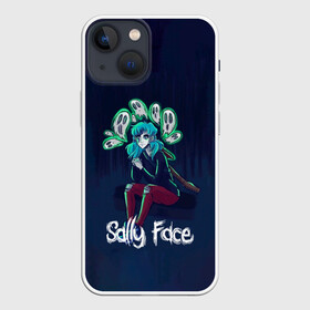 Чехол для iPhone 13 mini с принтом Sally Face в Кировске,  |  | blue | diane | face | fisher | gizmo | henry | johnson | killer | larry | sally | генри | гизмо | джонсон | диана | ларри | лицо | салли | фейс | фишер