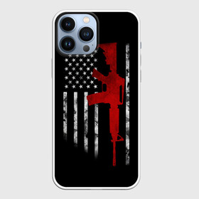 Чехол для iPhone 13 Pro Max с принтом American Patriot в Кировске,  |  | Тематика изображения на принте: america | canada | city | donald | fortnite | la | lil | los angeles | moskow | msc | new york | ny | peep | pubg | russia | supreme | trasher | trupm | usa | америка | канада | лос анджелес | нью йорк