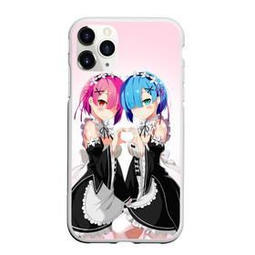 Чехол для iPhone 11 Pro матовый с принтом ReZero Рем и Рам в Кировске, Силикон |  | re zero | re:zero. жизнь с нуля в альтернативном мире | re:zero. жизнь с нуля в другом мире | rezero | аниме | манга | рем | рем и рам | эмилия