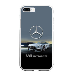 Чехол для iPhone 7Plus/8 Plus матовый с принтом V8 Biturbo в Кировске, Силикон | Область печати: задняя сторона чехла, без боковых панелей | amg | cool | design | mercedes | mercedes benz | motorsport | power | prestige | race | sport car | status | автоспорт | гонка | дизайн | круто | мерседес | мощь | престиж | спорткар | статус