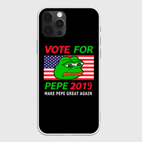 Чехол для iPhone 12 Pro Max с принтом Vote for pepe в Кировске, Силикон |  | bad | dab | frog | good | kek | make pepe great again | pepe | sad | sad frog | vote for pepe | кек | лягушка | мем | мемы | пепе | со смыслом | фрог