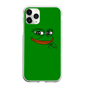 Чехол для iPhone 11 Pro матовый с принтом Pepe в Кировске, Силикон |  | Тематика изображения на принте: bad | dab | frog | good | kek | make pepe great again | pepe | sad | sad frog | vote for pepe | кек | лягушка | мем | мемы | пепе | со смыслом | фрог