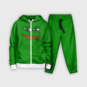 Детский костюм 3D с принтом Pepe в Кировске,  |  | bad | dab | frog | good | kek | make pepe great again | pepe | sad | sad frog | vote for pepe | кек | лягушка | мем | мемы | пепе | со смыслом | фрог