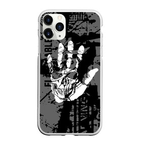 Чехол для iPhone 11 Pro матовый с принтом Stop в Кировске, Силикон |  | black | caution | gray | halloween | hand | skeleton | skull | stop | white | белый | предупреждение | рука | серый | скелет | хэллоуин | череп | черный