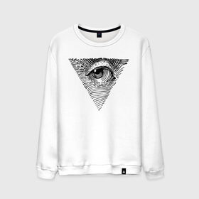 Мужской свитшот хлопок с принтом eye в Кировске, 100% хлопок |  | black | eye | minimalism | money | philosophy | pyramid | raster | supreme | usa | white | белый | глаз | деньги | доллар | минимализм | пирамида | растр | сша | философия | черный