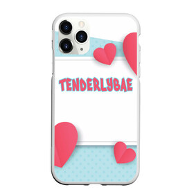 Чехол для iPhone 11 Pro матовый с принтом Tenderlybae в Кировске, Силикон |  | tenderlybae | twitch | амина | бэйби | в маске | малышка | мирзоева | мэйби | нежная | стримерша | тендерлибае | тендерлибэй