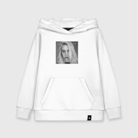 Детская толстовка хлопок с принтом Billie Eilish в Кировске, 100% хлопок | Круглый горловой вырез, эластичные манжеты, пояс, капюшен | bilie | billi | billie | eilish | eillish | elish | ellish | eyes | ocean | pop music | айлиш | алиш | били | билли | музыка | певица | поп | эйлиш | элиш