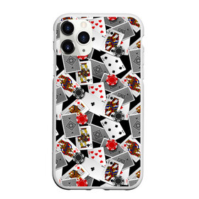 Чехол для iPhone 11 Pro матовый с принтом Игральные карты в Кировске, Силикон |  | Тематика изображения на принте: буны | вольты | графика | дамы | десятки | игра | игральные | иллюстрация | казино | картинка | карты | коллаж | короли | красные | крести | масть | мода | орнамент | пики | покер | разбросаны | рисунок
