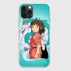 Чехол для iPhone 12 Pro Max с принтом Унесённые призраками в Кировске, Силикон |  | anime | spirited away | аниме | дракон | миядзаки | мультфильм | сэн | тихиро | унесённые призраками | хаку