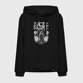 Мужская толстовка хлопок с принтом Suicide Silence в Кировске, френч-терри, мягкий теплый начес внутри (100% хлопок) | карман-кенгуру, эластичные манжеты и нижняя кромка, капюшон с подкладом и шнурком | metal | suicide silence | грув метал | группы | дэткор | метал | музыка | ню метал | рок