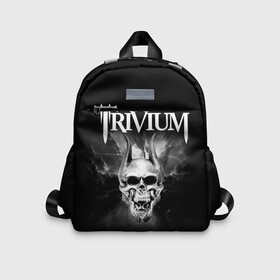 Детский рюкзак 3D с принтом Trivium в Кировске, 100% полиэстер | лямки с регулируемой длиной, сверху петелька, чтобы рюкзак можно было повесить на вешалку. Основное отделение закрывается на молнию, как и внешний карман. Внутри дополнительный карман. По бокам два дополнительных кармашка | trivium | грув метал | группы | метал | музыка | рок | тривиум | трэш метал | хеви метал