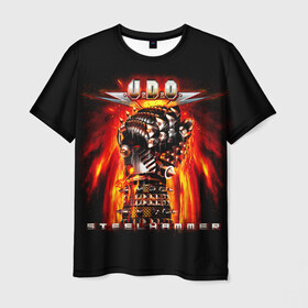 Мужская футболка 3D с принтом U.D.O. в Кировске, 100% полиэфир | прямой крой, круглый вырез горловины, длина до линии бедер | heavy metal | metal | u.d.o. | udo | группы | метал | музыка | пауэр метал | рок | удо диркшнайдер | хэви метал