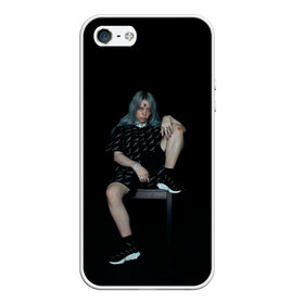 Чехол для iPhone 5/5S матовый с принтом Billie Eilish в Кировске, Силикон | Область печати: задняя сторона чехла, без боковых панелей | ailish | billi | billie eilish | bury a friend | copycat | crown | dont smile at me | lovely | music | my boy | party favor | pop | били | билли айлиш | музыка | певица | поп | эйлиш