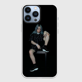 Чехол для iPhone 13 Pro Max с принтом Billie Eilish в Кировске,  |  | ailish | billi | billie eilish | bury a friend | copycat | crown | dont smile at me | lovely | music | my boy | party favor | pop | били | билли айлиш | музыка | певица | поп | эйлиш