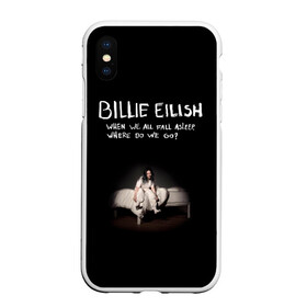 Чехол для iPhone XS Max матовый с принтом Billie Eilish в Кировске, Силикон | Область печати: задняя сторона чехла, без боковых панелей | ailish | billi | billie eilish | bury a friend | copycat | crown | dont smile at me | lovely | music | my boy | party favor | pop | били | билли айлиш | музыка | певица | поп | эйлиш