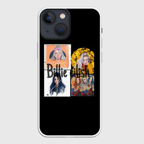 Чехол для iPhone 13 mini с принтом Billie Eilish в Кировске,  |  | ailish | billi | billie eilish | bury a friend | copycat | crown | dont smile at me | lovely | music | my boy | party favor | pop | били | билли айлиш | музыка | певица | поп | эйлиш