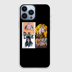 Чехол для iPhone 13 Pro Max с принтом Billie Eilish в Кировске,  |  | ailish | billi | billie eilish | bury a friend | copycat | crown | dont smile at me | lovely | music | my boy | party favor | pop | били | билли айлиш | музыка | певица | поп | эйлиш