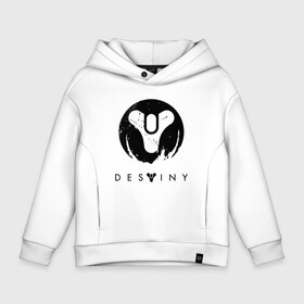 Детское худи Oversize хлопок с принтом DESTINY в Кировске, френч-терри — 70% хлопок, 30% полиэстер. Мягкий теплый начес внутри —100% хлопок | боковые карманы, эластичные манжеты и нижняя кромка, капюшон на магнитной кнопке | Тематика изображения на принте: bungie | cayde 6 | cyd6 | destiny | destiny 2 | forsaken | gambit | hunter | titan | warlock | банги | варлок | габмит | дестини | дестини 2 | зур | кейд | кейд 6 | отвергнутые | охотник | титан | туз