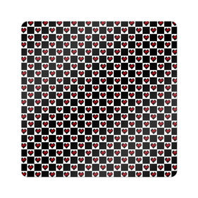 Магнит виниловый Квадрат с принтом Френдзона в Кировске, полимерный материал с магнитным слоем | размер 9*9 см, закругленные углы | бойчик | группа | музыка | мультяшка | песни | подростки | поп панк | сердце | френдзона
