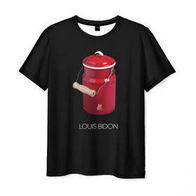 Мужская футболка 3D с принтом Louis Bidon в Кировске, 100% полиэфир | прямой крой, круглый вырез горловины, длина до линии бедер | Тематика изображения на принте: антитренд | луи витон