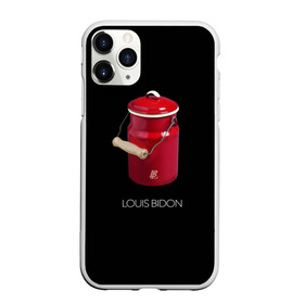 Чехол для iPhone 11 Pro Max матовый с принтом Louis Bidon в Кировске, Силикон |  | антитренд | луи витон