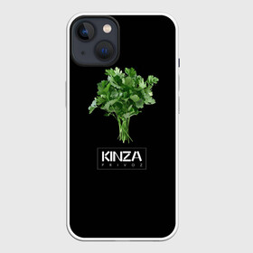 Чехол для iPhone 13 с принтом KINZA в Кировске,  |  | kinzo | антитренд | кинзо