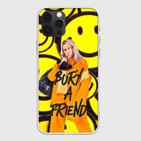 Чехол для iPhone 12 Pro Max с принтом Billie Eilish Выкинь Друга в Кировске, Силикон |  | billie eilish | bury a friend | билли айлиш | надпись | певица | с надписью | цитата | цитаты