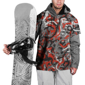 Накидка на куртку 3D с принтом Сколопендры в Кировске, 100% полиэстер |  | Тематика изображения на принте: камуфляж | красный | лапки | милитари | многоножка | насекомые | орнжевый | паттрен | серый | сороконожка | узор