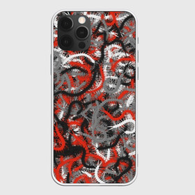 Чехол для iPhone 12 Pro Max с принтом Сколопендры в Кировске, Силикон |  | камуфляж | красный | лапки | милитари | многоножка | насекомые | орнжевый | паттрен | серый | сороконожка | узор