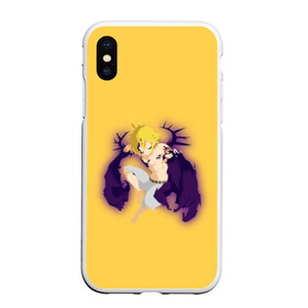 Чехол для iPhone XS Max матовый с принтом Meliodas в Кировске, Силикон | Область печати: задняя сторона чехла, без боковых панелей | Тематика изображения на принте: deadly | meliodas | seven | sins | грехов | мелиодас | семь