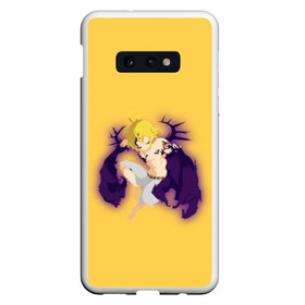 Чехол для Samsung S10E с принтом Meliodas в Кировске, Силикон | Область печати: задняя сторона чехла, без боковых панелей | Тематика изображения на принте: deadly | meliodas | seven | sins | грехов | мелиодас | семь