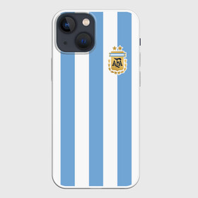 Чехол для iPhone 13 mini с принтом Сборная Аргентины в Кировске,  |  | argentina | аргентина | аргентинская сборная | сборная | сборная аргентины | сборная аргентины по футболу | сборные | форма | футбол | футбольные сборные | чемпионат | чемпионат мира