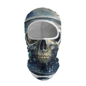 Балаклава 3D с принтом Astro Skull в Кировске, 100% полиэстер, ткань с особыми свойствами — Activecool | плотность 150–180 г/м2; хорошо тянется, но при этом сохраняет форму. Закрывает шею, вокруг отверстия для глаз кайма. Единый размер | 