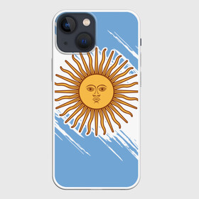 Чехол для iPhone 13 mini с принтом Аргентина в Кировске,  |  | argentina | аргентина | аргентинская сборная | сборная | сборная аргентины | сборная аргентины по футболу | сборные | форма | футбол | футбольные сборные | чемпионат | чемпионат мира