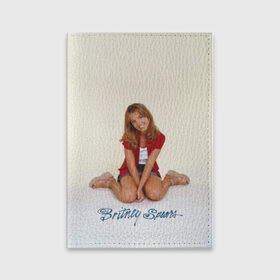 Обложка для паспорта матовая кожа с принтом Oldschool Britney в Кировске, натуральная матовая кожа | размер 19,3 х 13,7 см; прозрачные пластиковые крепления | britney | britneyspears | glitch | icon | jean | pop | princess | spears | usa | бритни | бритниспирс | глич | джин | поп | работа | спирс | сша