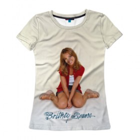 Женская футболка 3D с принтом Oldschool Britney в Кировске, 100% полиэфир ( синтетическое хлопкоподобное полотно) | прямой крой, круглый вырез горловины, длина до линии бедер | britney | britneyspears | glitch | icon | jean | pop | princess | spears | usa | бритни | бритниспирс | глич | джин | поп | работа | спирс | сша