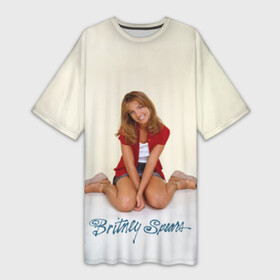 Платье-футболка 3D с принтом Oldschool Britney в Кировске,  |  | britney | britneyspears | glitch | icon | jean | pop | princess | spears | usa | бритни | бритниспирс | глич | джин | поп | работа | спирс | сша