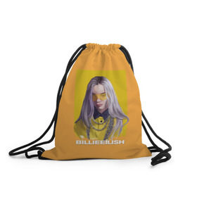 Рюкзак-мешок 3D с принтом Billie Eilish в Кировске, 100% полиэстер | плотность ткани — 200 г/м2, размер — 35 х 45 см; лямки — толстые шнурки, застежка на шнуровке, без карманов и подкладки | at | billie | don’t | eilish | electronic | eyes | me | music | ocean | pirate | smile | synthpop | usa | айлиш | билли | музыка | пайрэт | синти поп | сша | электронная | электропоп